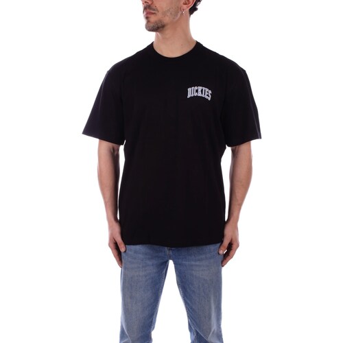 Vêtements Homme T-shirt 100 % coton à imprimé coeur du 0 au 3 ans Dickies DK0A4Y8O Noir