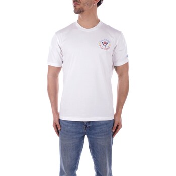 Vêtements Homme T-shirts manches courtes Bouts de canapé / guéridons POT0001 Blanc