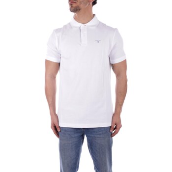 Vêtements Homme T-shirts manches longues Barbour MML0012 Blanc