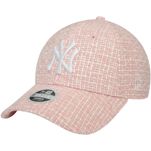 Accessoires textile Femme Casquettes New-Era Wmns Summer Tweed 9FORTY New York Yankees Cap Rose