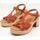 Chaussures Femme Sandales et Nu-pieds Zabba Difference  Rouge