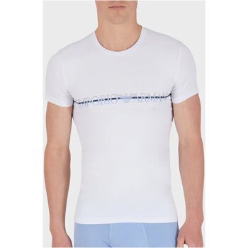 Vêtements Homme T-shirts manches courtes Emporio Armani 111035 4R729 Blanc