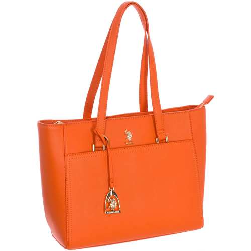 Sacs Femme Cabas / Sacs shopping U.S Polo Assn. BEUJE5697WVP-ORANGE Orange