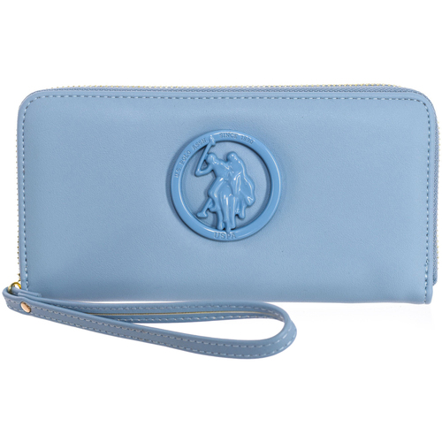 Sacs Femme Porte-monnaie U.S stripe-trim POLO Assn. BEUPS5465WVP-LIGHT BLUE Bleu