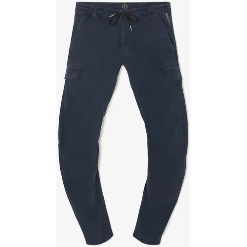 Vêtements Homme Pantalons Newlife - Seconde Mainises Pantalon cargo velaux bleu marine Bleu