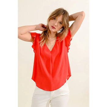 Vêtements Femme Chemises / Chemisiers Molly Bracken - LADIES WOVEN TOP Orange