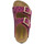 Chaussures Femme Sandales et Nu-pieds Colors of California Glitter sandal 2 buckles Rose
