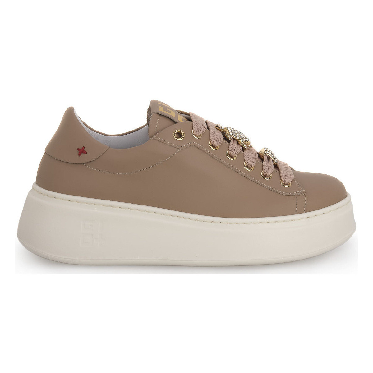 Chaussures Femme Baskets mode Gio + GIO COMBI NUDE Rose