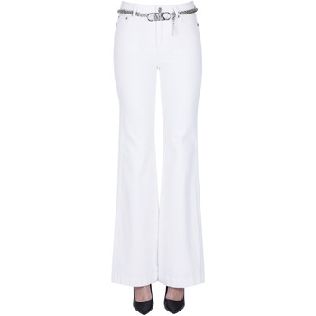 Vêtements Femme Jeans Type de fermeture DNM00003062AE Blanc