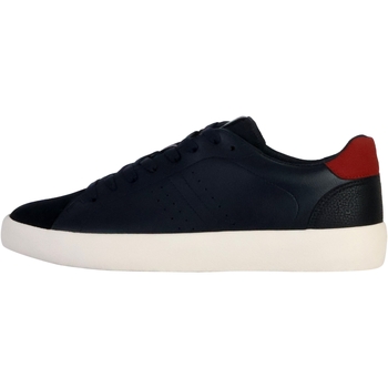 Chaussures Homme Baskets basses Geox Basket Cuir Affile* Marine