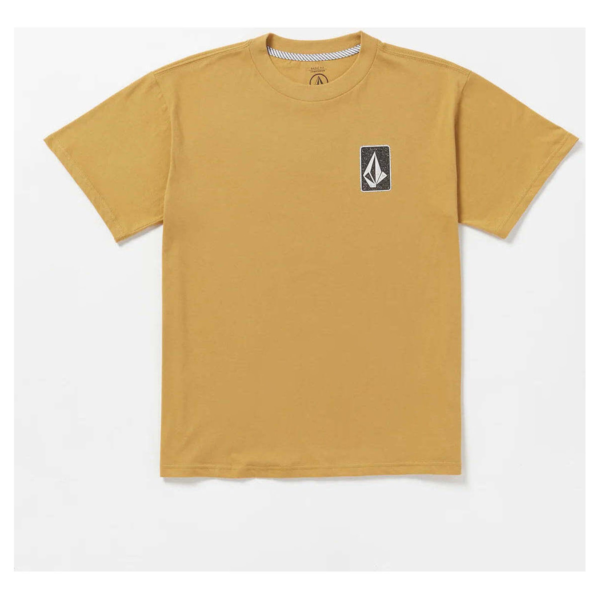 Vêtements Homme T-shirts manches courtes Volcom Camiseta  Skate Vitals Originator - Mustard Jaune