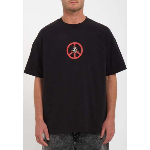 Vêtements Homme T-shirts manches courtes Volcom Camiseta  Breakpeace - Black Noir