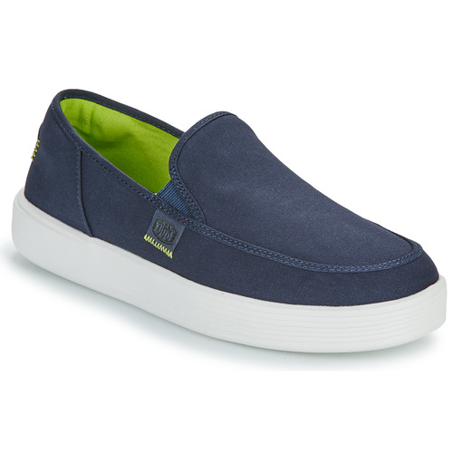 Chaussures Homme Baskets basses HEYDUDE Sunapee M Canvas Marine