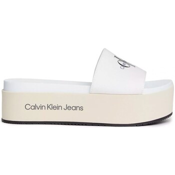 Chaussures Femme Sandales et Nu-pieds Calvin Klein Odlo Sandalias  en color blanco para Blanc