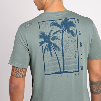 Oxbow Tee shirt manches courtes graphique TAAROA Vert