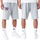 Vêtements Homme Shorts / Bermudas New-Era Short homme Los Angeles Lakers gris 60435507 - XS Gris