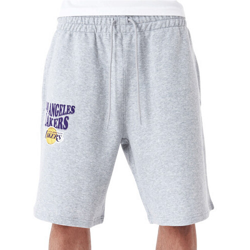 Vêtements Homme Shorts / Bermudas New-Era Short homme Los Angeles Lakers gris 60435507 - XS Gris