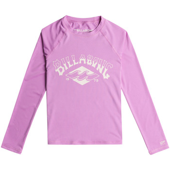 Vêtements Fille T-shirts capuz manches longues Billabong Girls Surf Dayz Violet