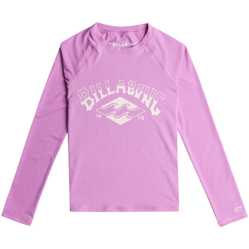 Vêtements Fille T-shirts capuz manches longues Billabong Girls Surf Dayz Violet