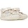 Chaussures Fille Sandales et Nu-pieds Falcotto Sandales semi-fermées en cuir avec fleurs appliquées GRISA Doré