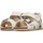 Chaussures Garçon Sandales et Nu-pieds Falcotto Sandales en cuir imprimé girafe JOYCE Blanc