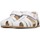 Chaussures Fille Sandales et Nu-pieds Falcotto Sandales semi-fermées en cuir avec fleurs ALBY Blanc