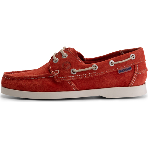 Chaussures Femme Slip ons Travelin' Penzance Rouge