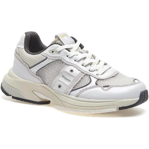 Chaussures Homme Baskets basses Blauer BLUPE24-EAGLE-WHI Blanc