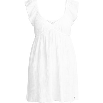 Vêtements Fille Robes Roxy Luna Mini Blanc