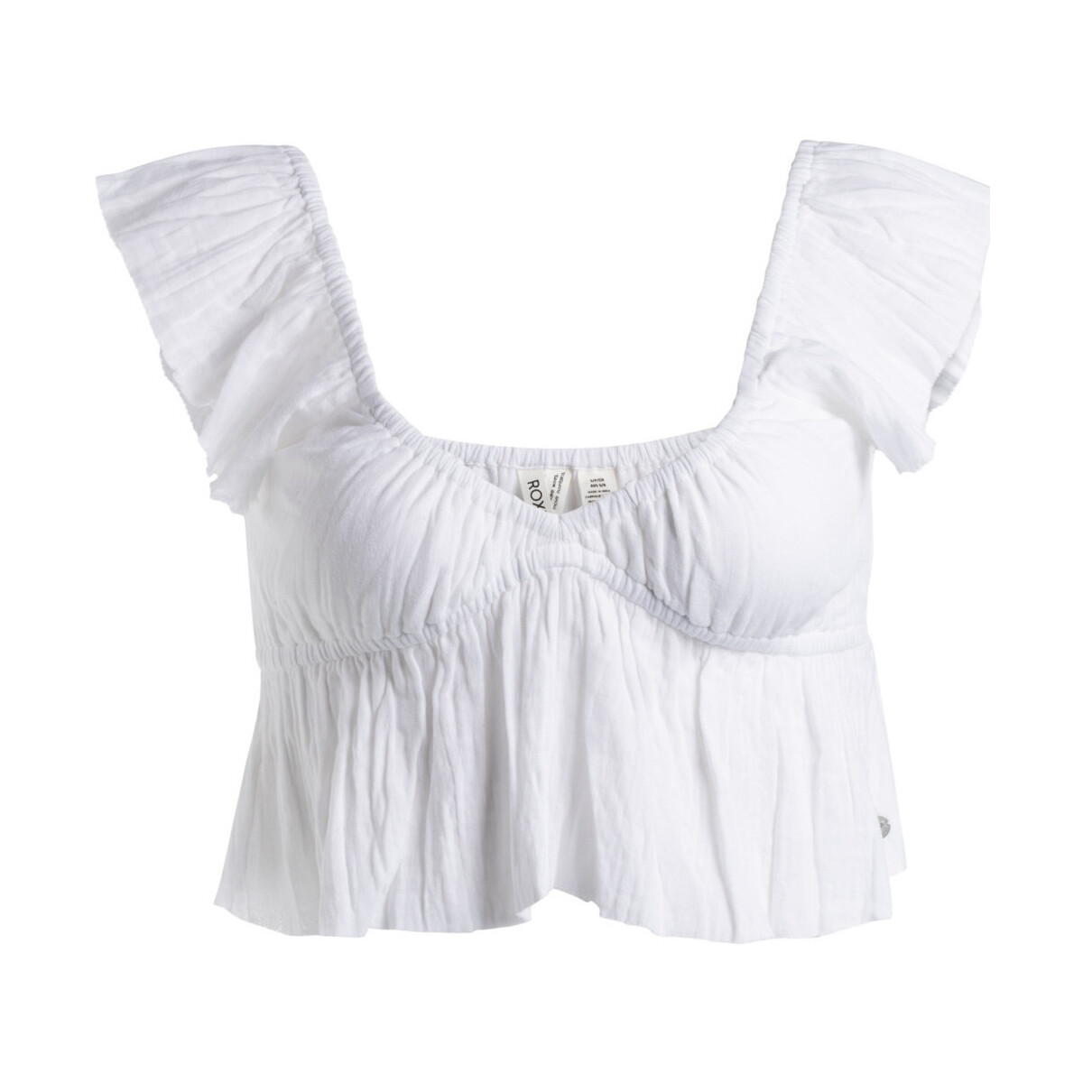 Vêtements Fille Débardeurs / T-shirts sans manche Roxy Brisa Blanc
