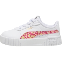 Chaussures Fille Baskets basses Puma Basket à Lacets  Carina 2.0 Animal Update AC Inf Blanc