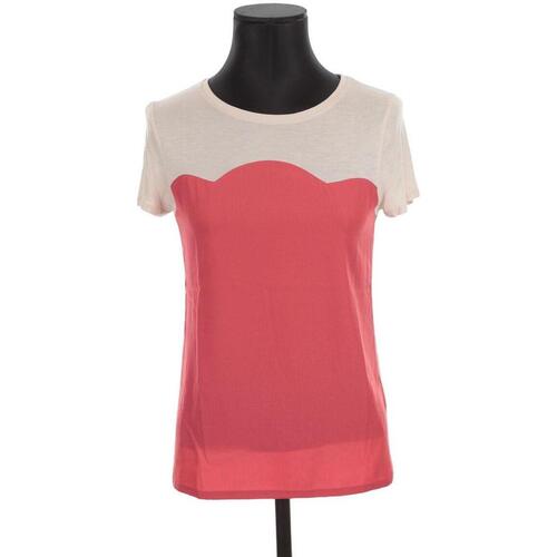 Vêtements Femme Débardeurs / T-shirts sans manche Claudie Pierlot T-shirt Rouge