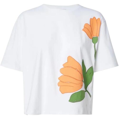Vêtements Femme T-shirt Regular With Graphic Salsa  Blanc