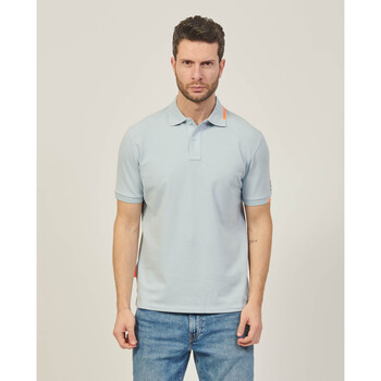 Vêtements Homme Tops / Blouses Suns Polo homme  en piqué de coton Bleu