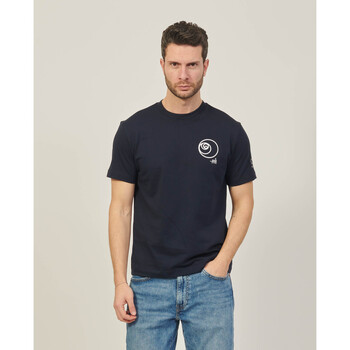 Vêtements Homme Nae Vegan Shoes Suns T-shirt en coton Circle Bleu