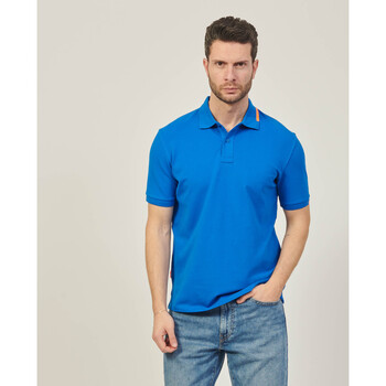 Vêtements Homme Tops / Blouses Suns Polo homme  en piqué de coton Bleu
