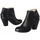 Chaussures Femme Bottes Salsa Bottines à talon avec détail Noir 113315 Noir