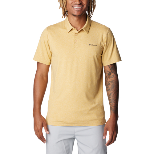 Vêtements Homme Short Sleeve Shirred T-shirt Columbia Tech Trail Polo Shirt Jaune