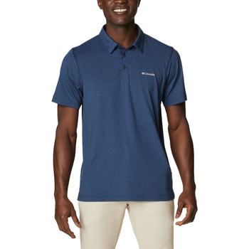 Vêtements Homme Short Sleeve Shirred T-shirt Columbia Tech Trail Polo Shirt Bleu