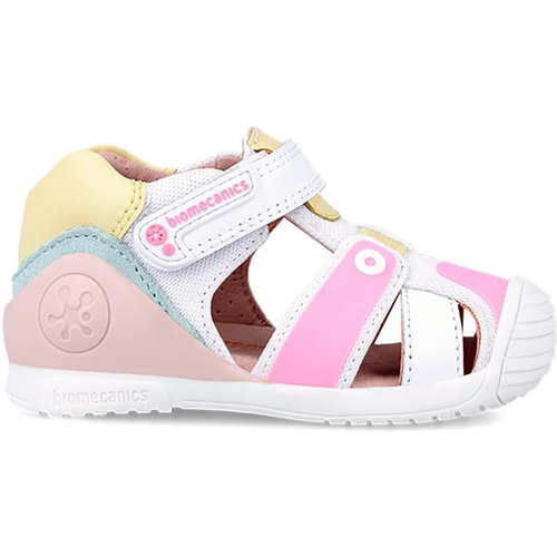 Chaussures Enfant Sandales et Nu-pieds Biomecanics SANDALES BIOMÉCANIQUE 242154-B PREMIERS PAS BLANC_VANILLE