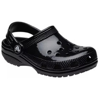 Chaussures Enfant Tongs Crocs CLASSIC HIGH SHINE VERNIS NOIR Noir