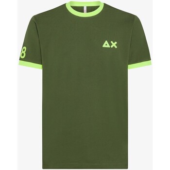 Vêtements Homme T-shirts manches courtes Sun68 T34125 T-Shirt/Polo belts homme Vert