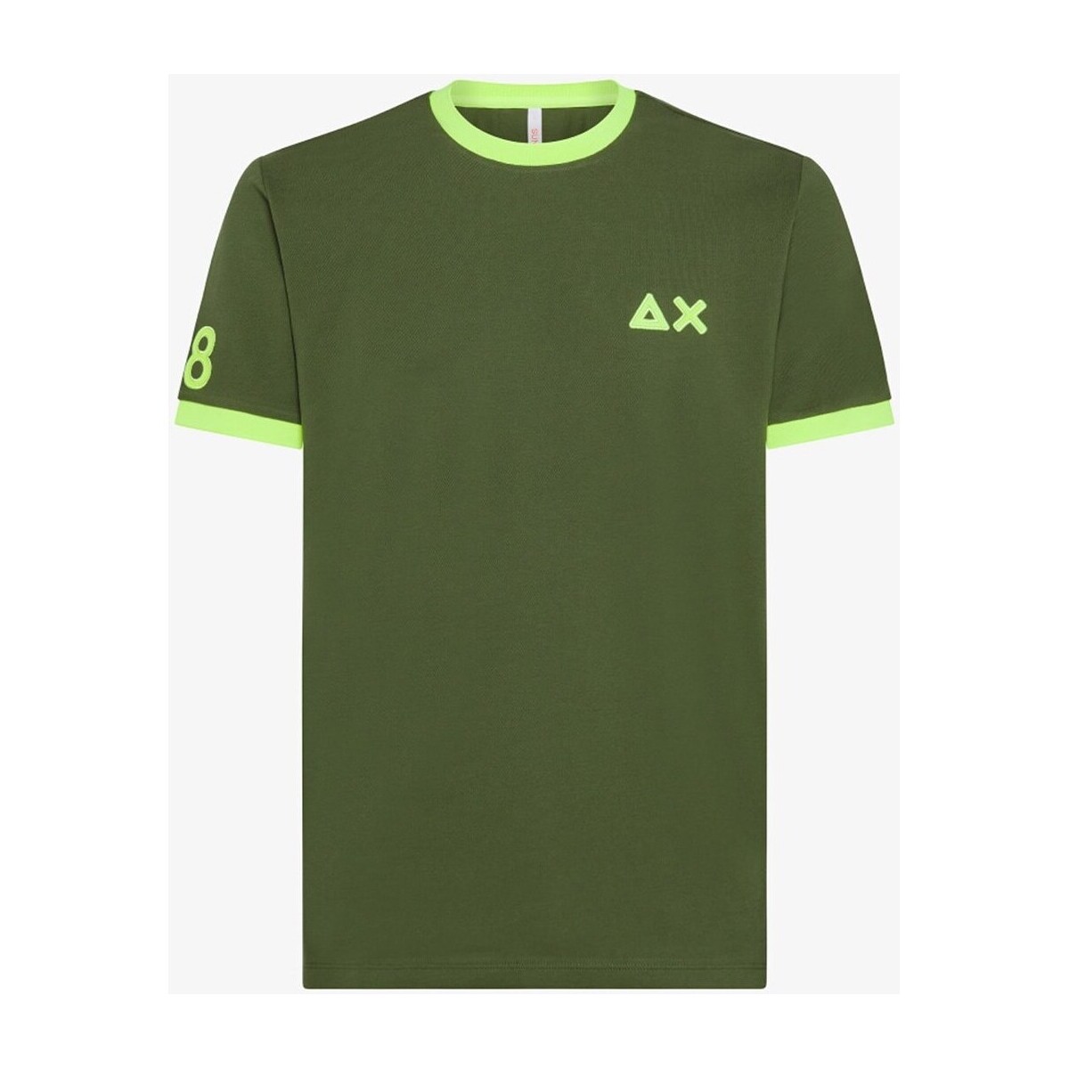 Vêtements Homme T-shirts manches courtes Sun68 T34125 T-Shirt/Polo homme Vert
