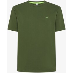 Vêtements Homme T-shirts manches courtes Sun68 T34123 T-Shirt/Polo homme Vert