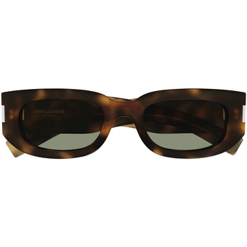 Montres & Bijoux Saint Laurent Eyewear Saint Laurent Sl 174 Black Sunglasses Yves Saint Laurent Occhiali da Sole Saint Laurent SL 697 002 Marron