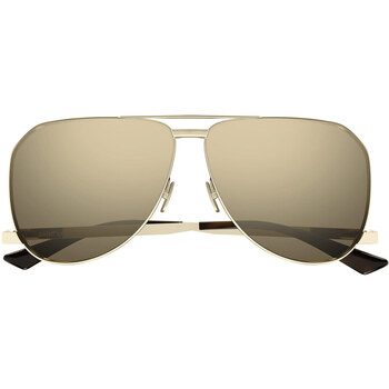 Saint Laurent Eyewear mirrored aviator sunglasses Homme Lunettes de soleil Yves Saint Laurent Occhiali da Sole Saint Laurent SL 690 Dust 004 Doré