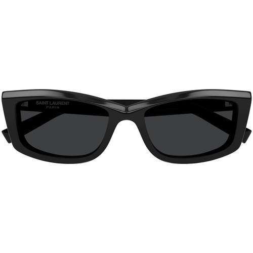 Saint Laurent Eyewear mirrored aviator sunglasses Femme Lunettes de soleil Yves Saint Laurent Occhiali da Sole Saint Laurent SL 658 001 Noir