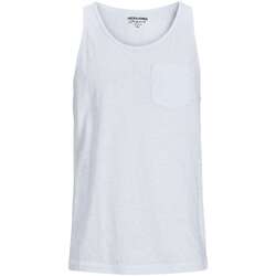 Vêtements Homme T-shirts manches courtes Jack & Jones 161495VTPE24 Blanc