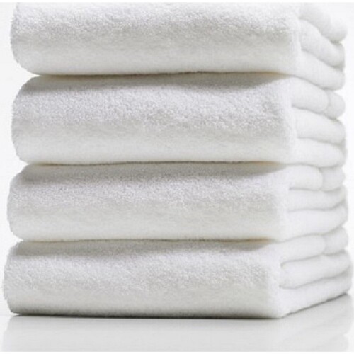 Maison & Déco Serviettes et gants de toilette M'dco Lot de 4 serviettes UNI Blanc