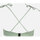 Vêtements Femme Maillots de bain séparables Oxbow Haut triangle coulissant imprimé MIRABELLE Vert